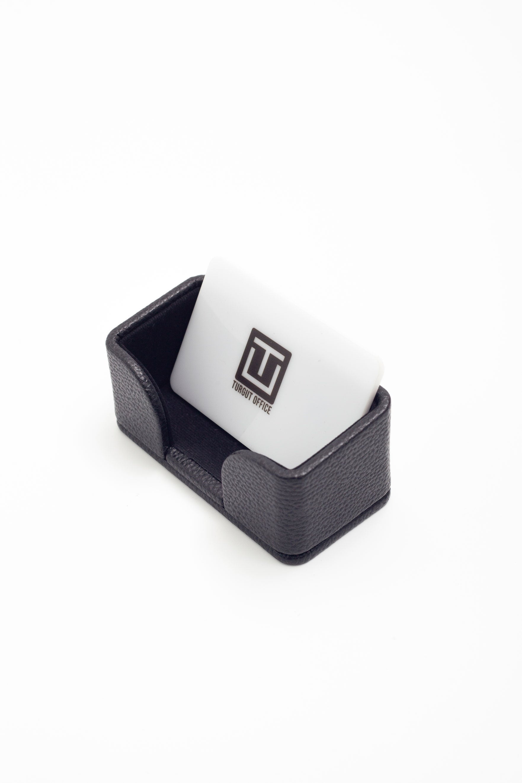Felix Leather Business Card Holder Black