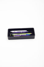 Felix Desktop Leather Horizontal Pencil Holder Black