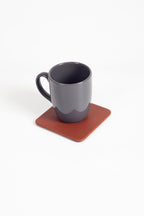 Leather Coaster Tan 1 Piece