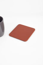 Leather Coaster Tan 1 Piece