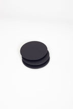 Leather Oval Coaster 3 pcs