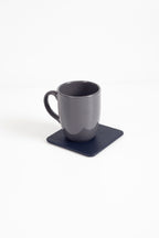 Leather Coaster Navy Blue 3 Pieces