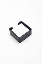 Felix Leather Note Holder Black 3.9x3.9inc